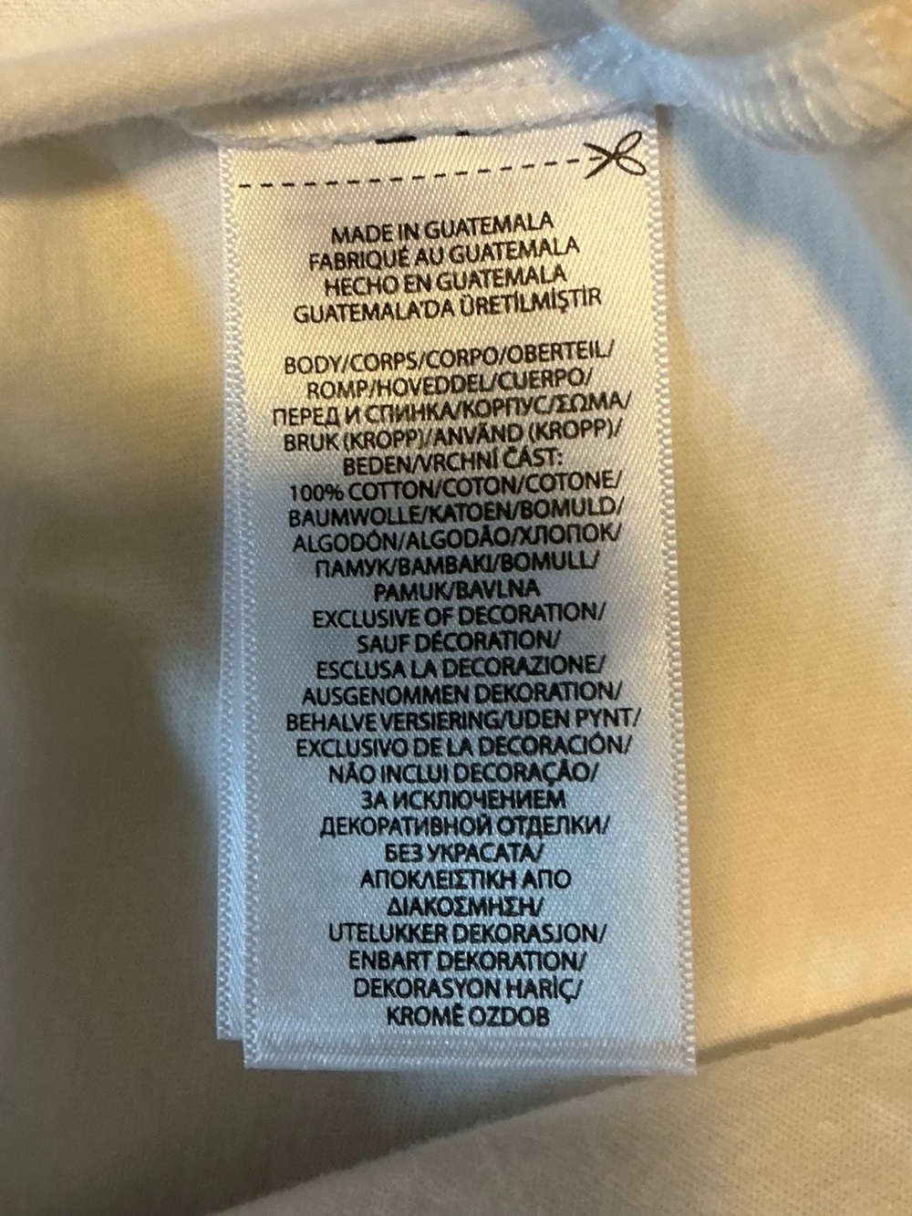 Polo by Ralph Lauren Kid’s White Short Sleeve T-Shirt Size Medium (10-12) - Picture 5 of 6